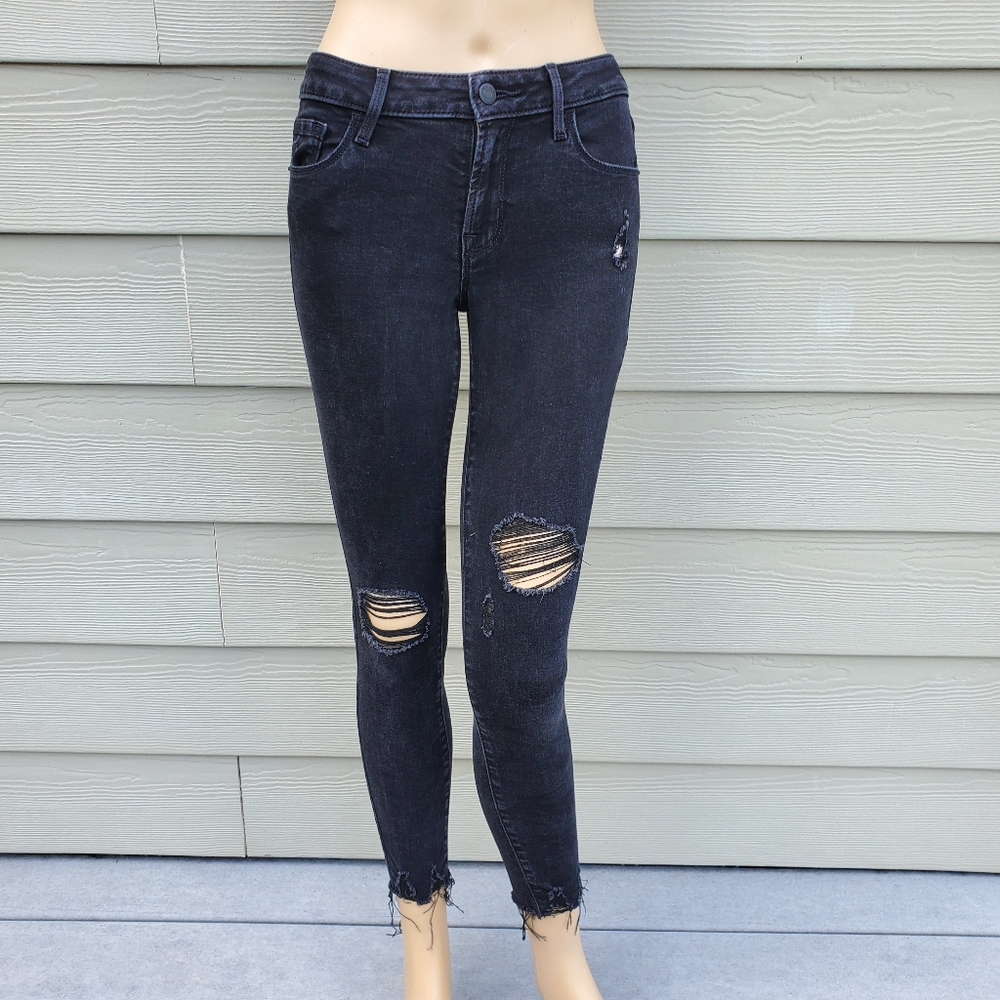 OLD NAVY | Rockstar Super Skinny Mid-Rise Ankle Jeans